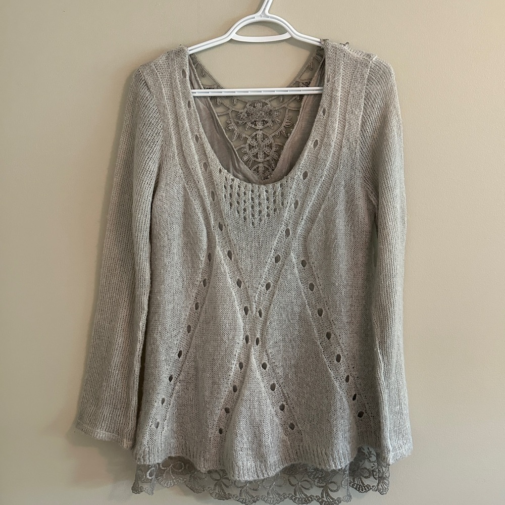 Italian made mohair blend Knit Top
